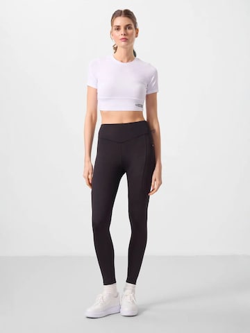 Tommy LifeSkinny Tajice 'Gamaschen' - crna boja