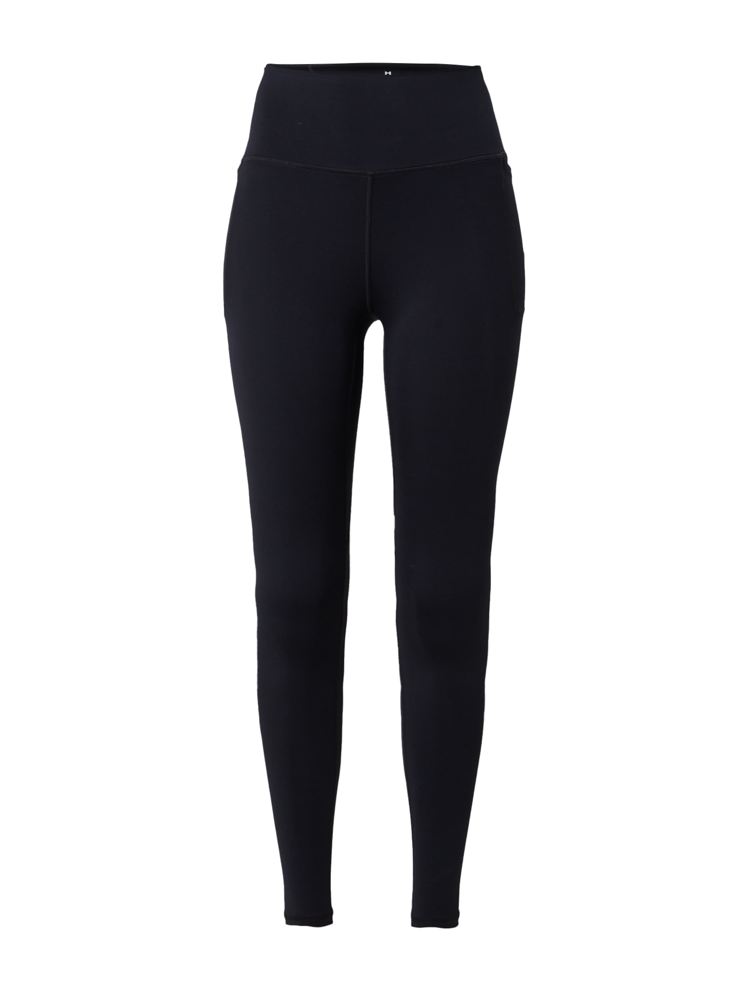 UNDER ARMOUR Skinny Sportnadrágok 'Meridian' - fekete: elől