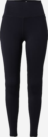 UNDER ARMOUR Skinny Workout Pants 'Meridian' in Black: front