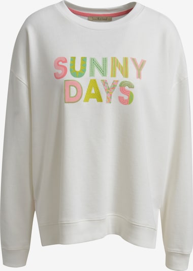 Smith&Soul Sweatshirt i äpple / ljusgrön / pitaya / off-white, Produktvy