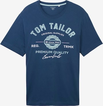 TOM TAILOR Men + Shirt in Blauw: voorkant