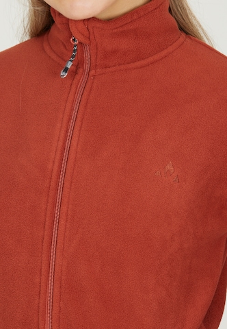 Whistler Athletic Fleece Jacket 'Cocoon' in Red