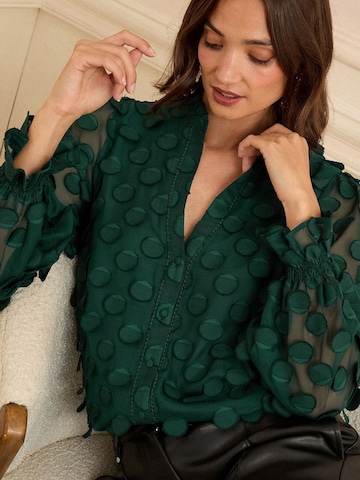 love & roses - Blusa en verde