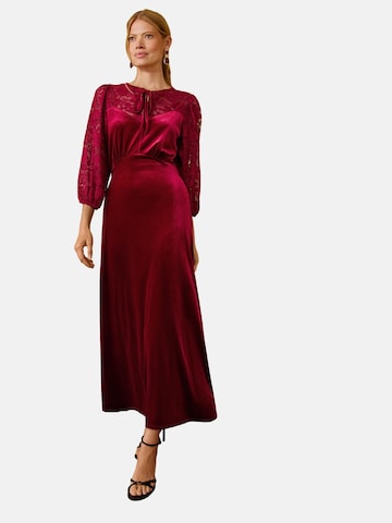 love & roses - Vestido en rojo: frente