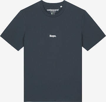 Watapparel Shirt ' Nope ' in Grey: front