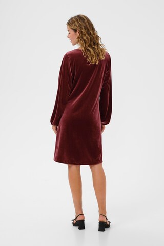 Cream Dress in Red