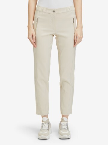 Coupe slim Pantalon Betty Barclay en beige : devant