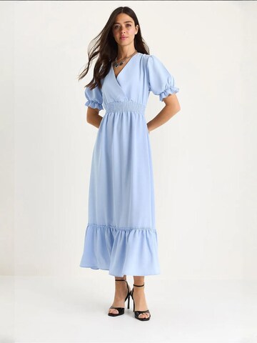 Bianco Lucci Jurk in Blauw
