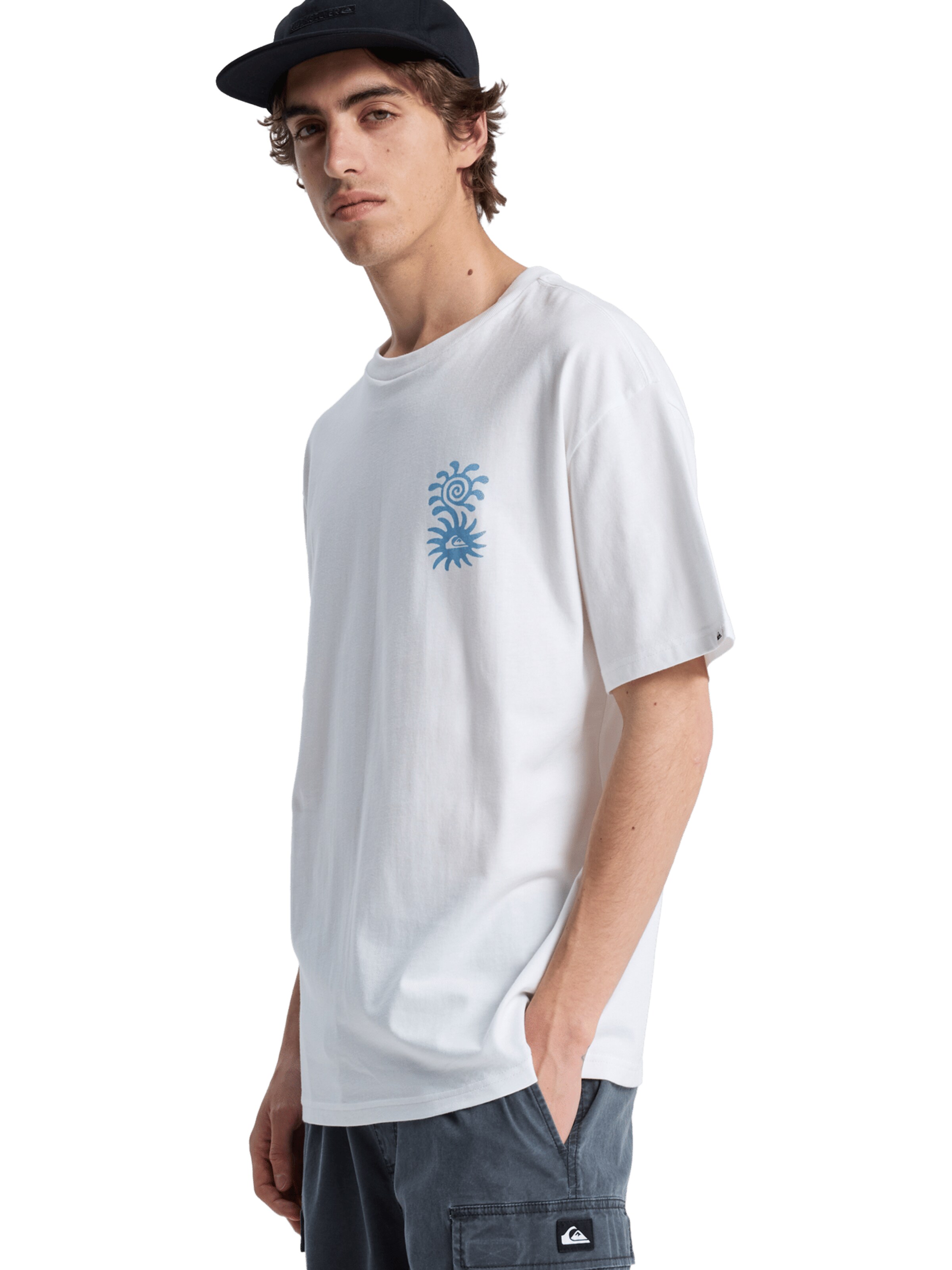 QUIKSILVER Funktionstopp 'Evo Blossom Of Peace' i vit