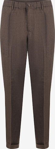 Briglia Luźne Spodnie 'Men's 100% linen trousers brown' w kolorze brązowy: przód