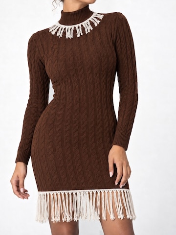 RYVAN Strickkleid 'Strickkleider'‌ in Braun
