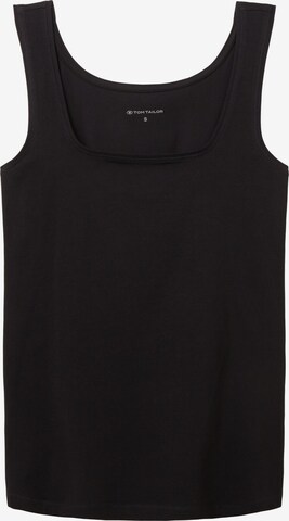 TOM TAILOR Top in Black: front