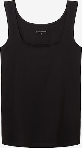 TOM TAILOR Top in Schwarz: predná strana