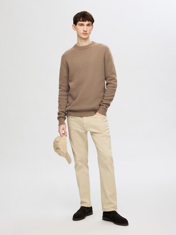 Pullover 'SLHDane' di SELECTED HOMME in marrone