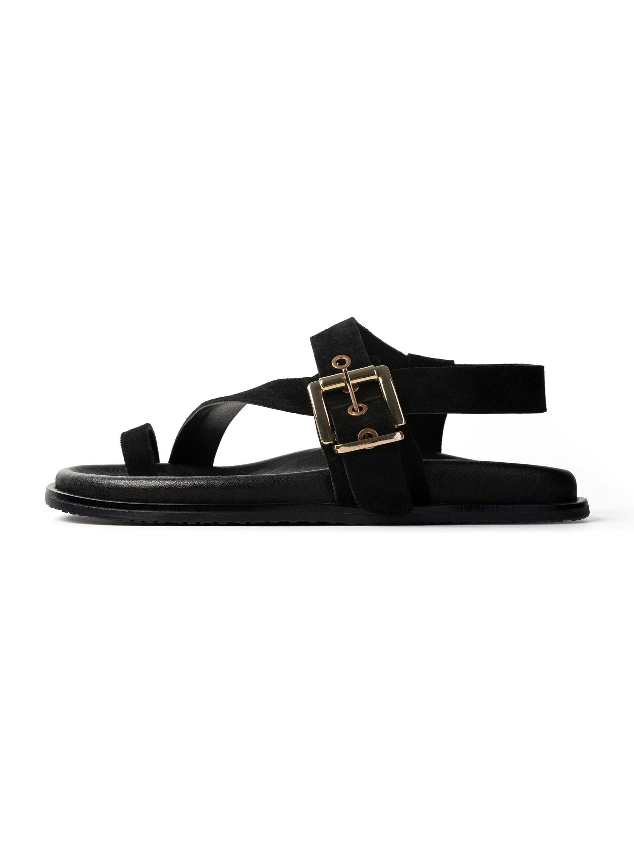 Slipper 'SALT ON SKIN' di L37 HANDMADE SHOES in nero: frontale