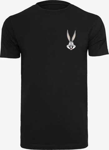 F4NT4STIC T-Shirt 'Looney Tunes Bugs Bunny' in Schwarz: predná strana