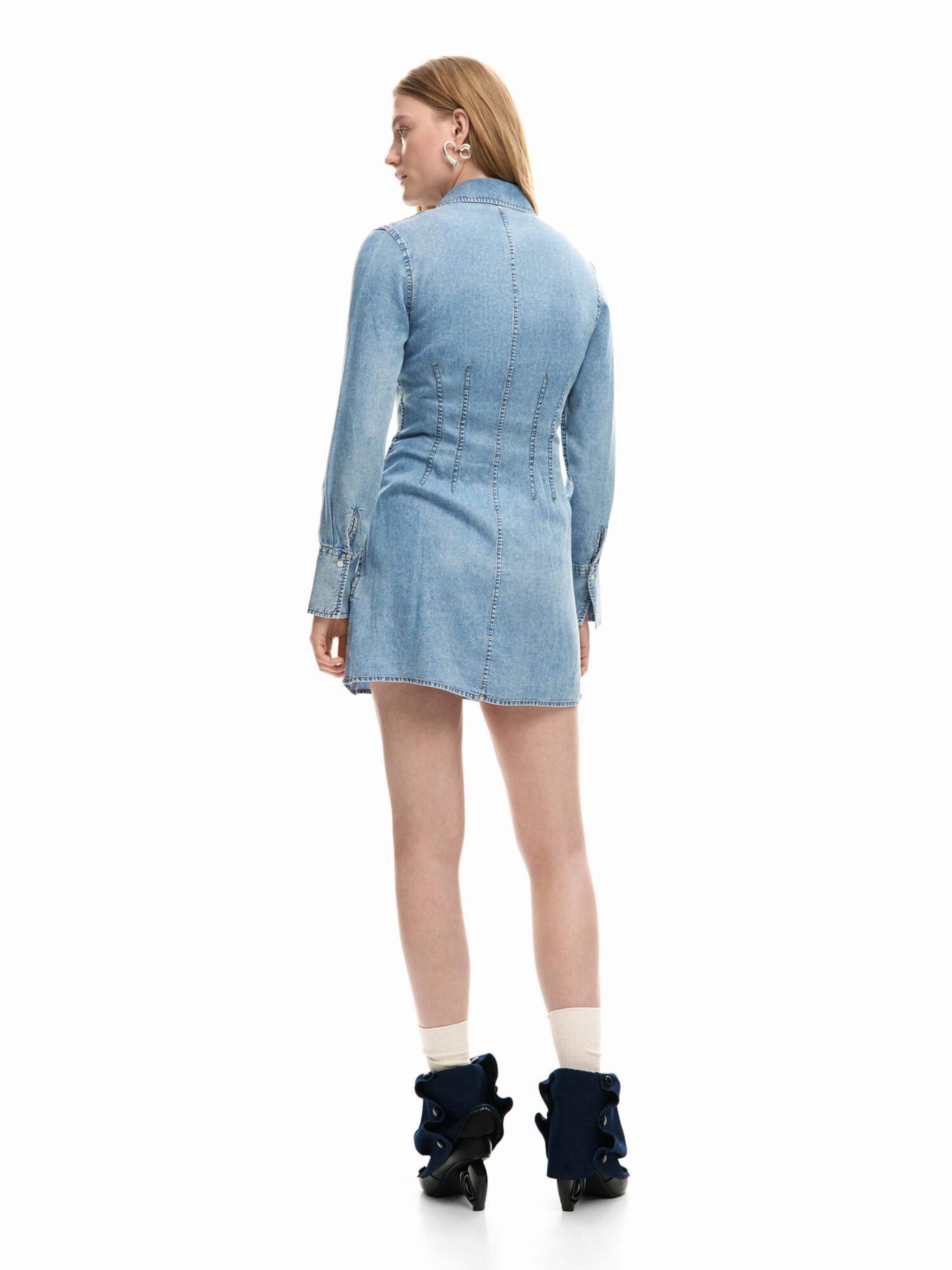 Robe-chemise Desigual en bleu