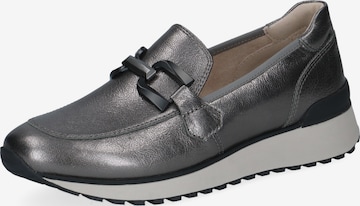 CAPRICE Classic Flats in Grey: front