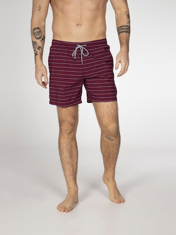 PROTEST Badeshorts 'SHARIF' in Rot