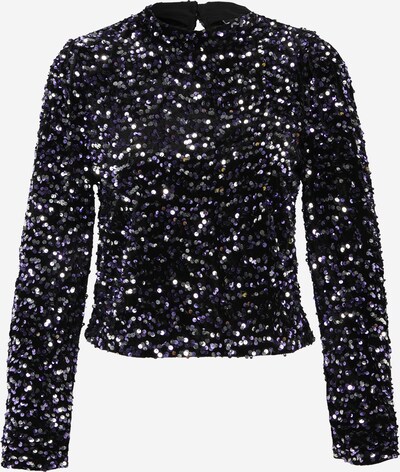 Marškinėliai 'KAM' iš Pieces Petite, spalva – purpurinė / sidabrinė, Prekių apžvalga