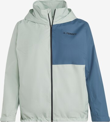 ADIDAS TERREX Outdoorjas in Groen: voorkant