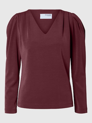 SELECTED FEMME Shirt in Rood: voorkant