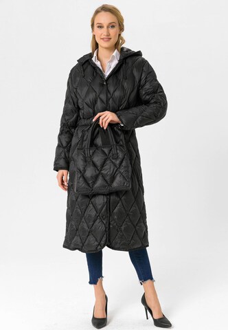 Jimmy Sanders Ανοιξιάτικο και φθινοπωρινό παλτό σε μαύρο