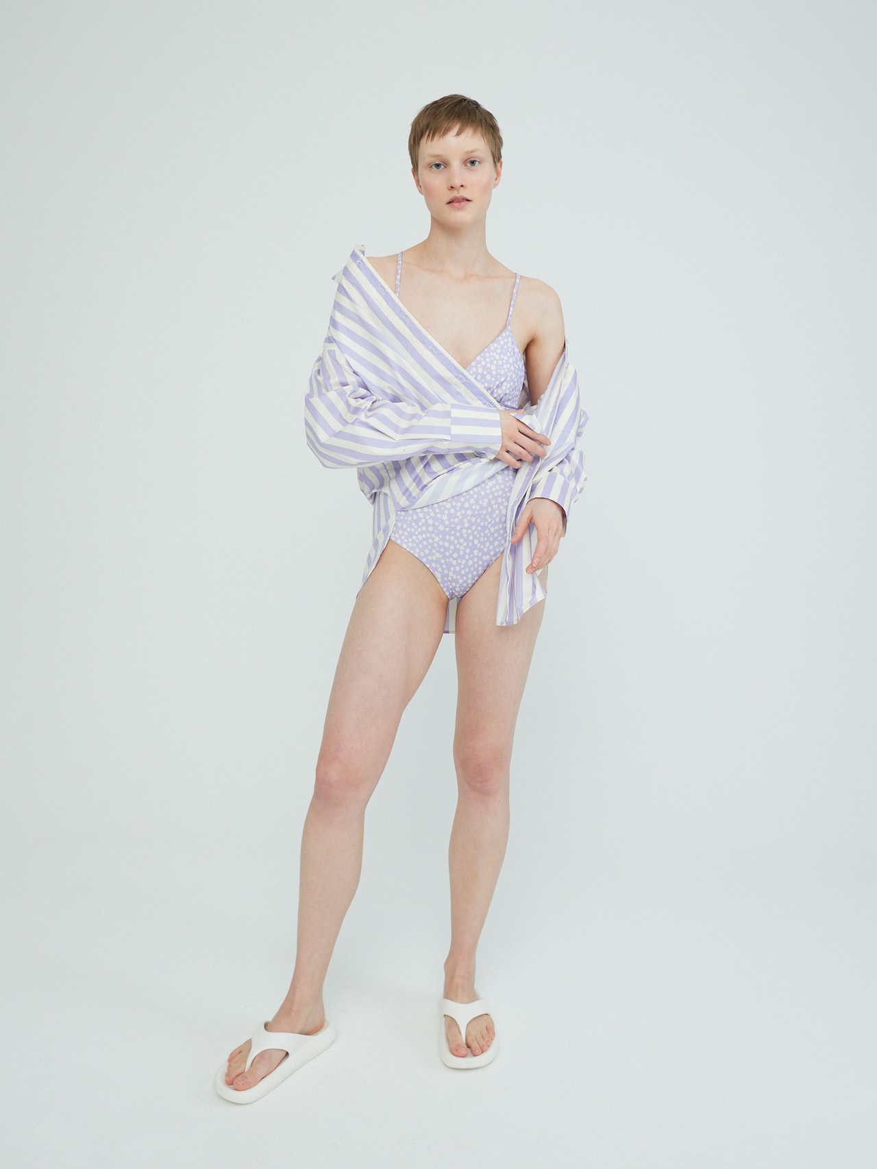 EDITED Produkte Badeanzug 'Ona' lila