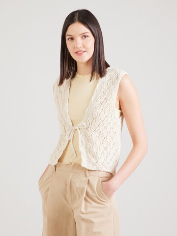 Gilet in maglia 'ONLChili' di ONLY in beige: frontale