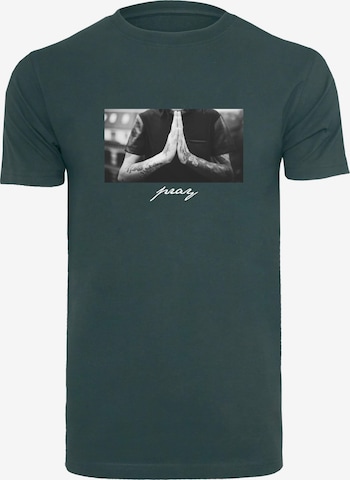 Maglietta 'Pray' di Mister Tee in verde: frontale