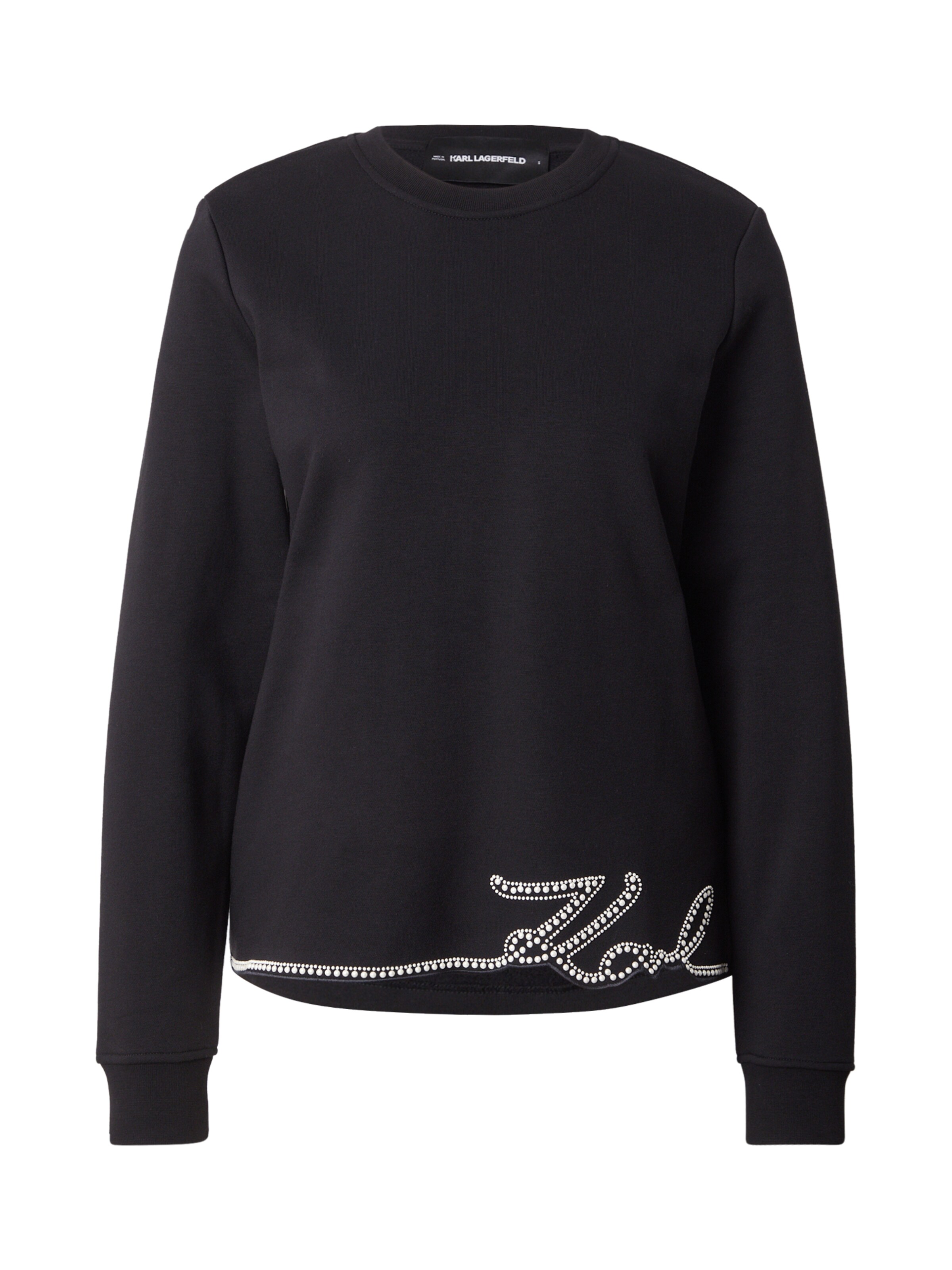 Karl Lagerfeld - Sweatshirt em preto: frente