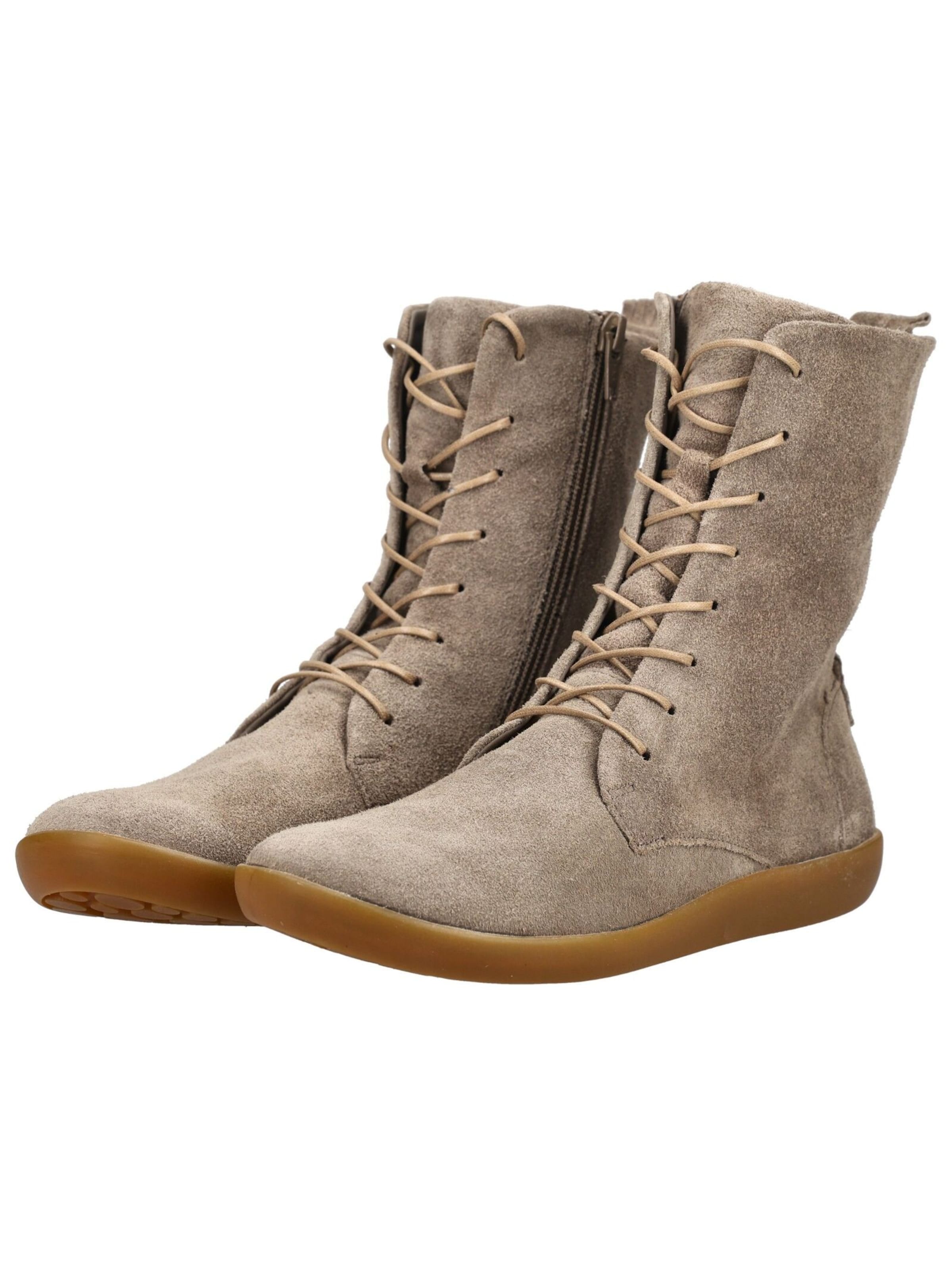 Bottines à lacets THINK! en beige