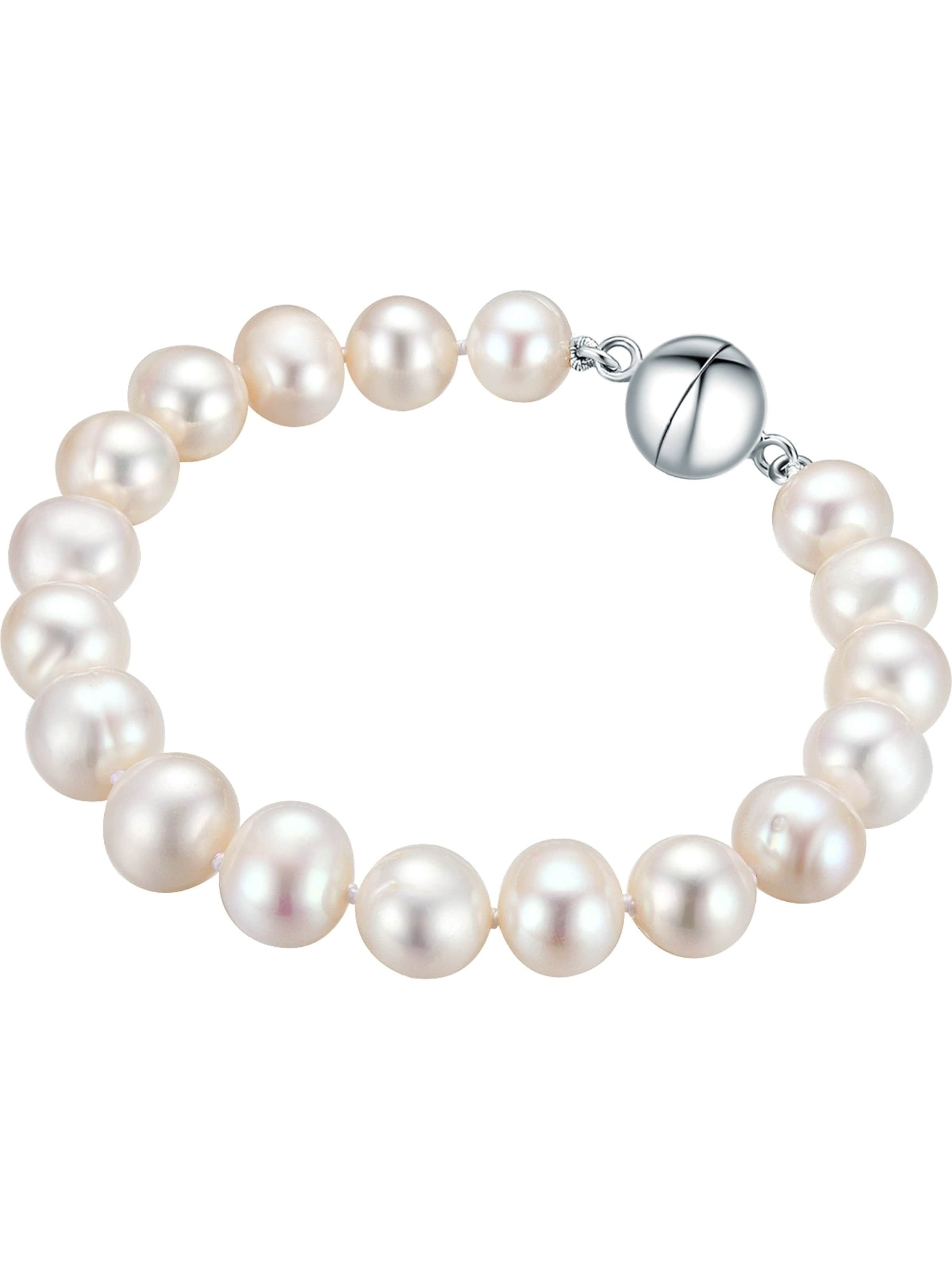 Braccialetto di Valero Pearls in bianco: frontale
