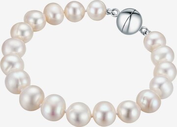 Valero Pearls Bracelet in White: front