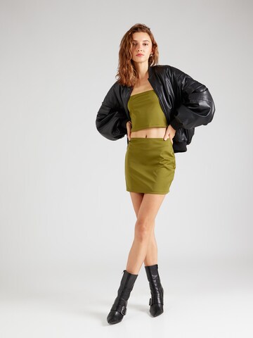 ABOUT YOU x Laura Giurcanu Skirt in Green