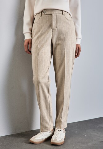 STREET ONE Regular Chino Pants in Beige: front