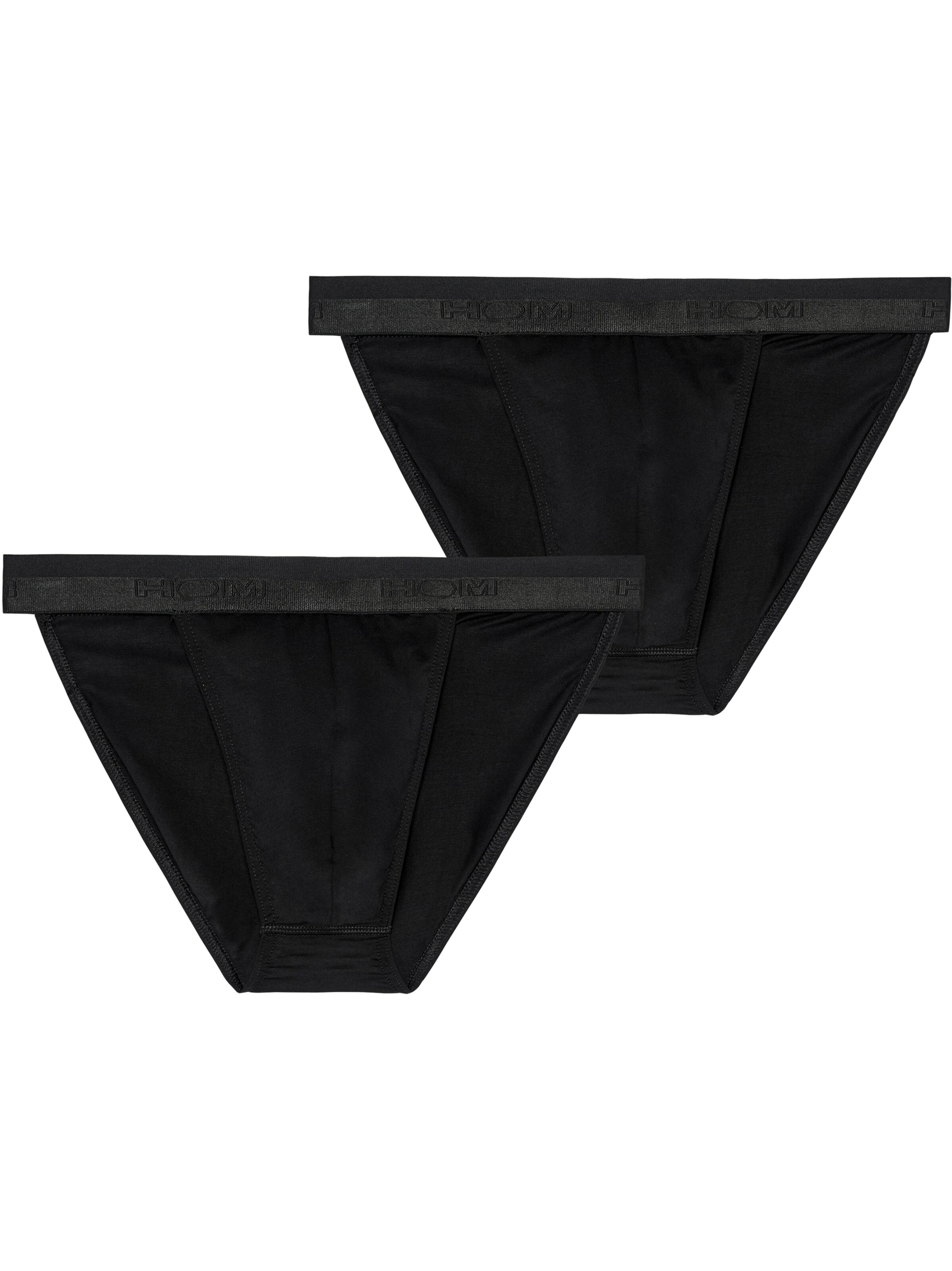 HOM Slip 'Brief Classic' in Zwart: voorkant