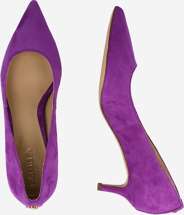 Lauren Ralph Lauren Čevlji s peto 'ADRIENNE' | vijolična barva