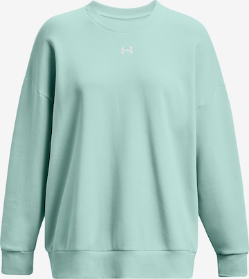 UNDER ARMOUR Athletic Sweatshirt in Green: front