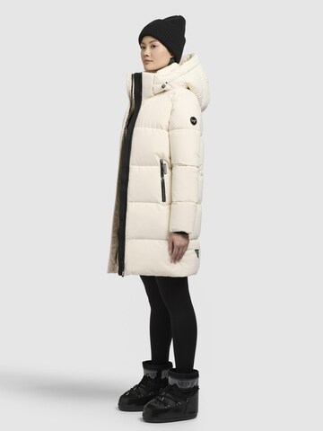 Cappotto invernale 'Haya Matt' di khujo in bianco