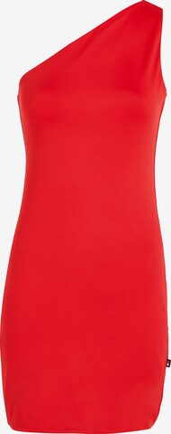 Tommy Jeans Jurk in Rood: voorkant