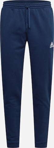 Effilé Pantalon de sport 'Entrada 22' ADIDAS SPORTSWEAR en bleu : devant