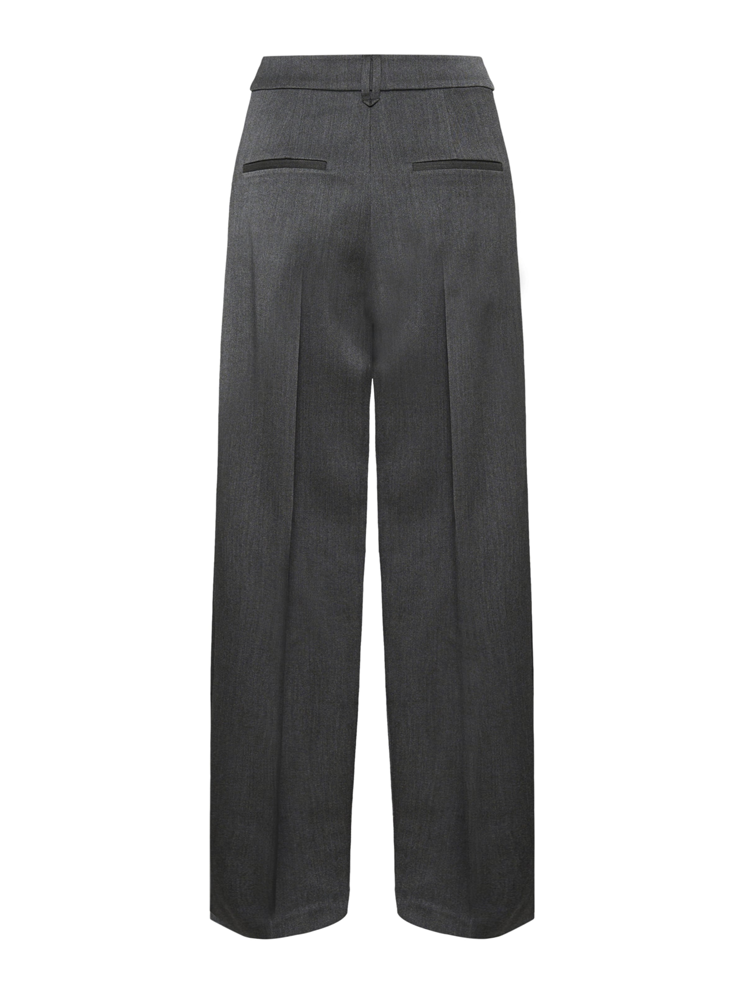 Wide Leg Pantalon à plis InWear en gris