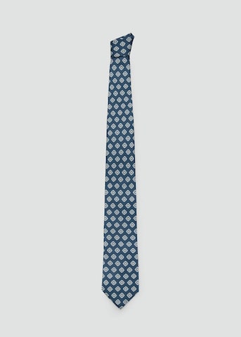 MANGO MAN Tie 'Cuadrado' in Blue