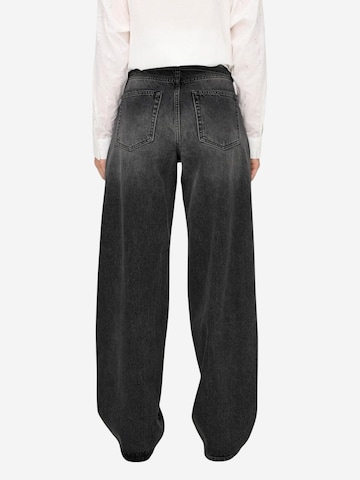 regular Jeans 'ONLGIANNA MW STRAIGHT DNM DOT980 NOOS 15347094' di ONLY in nero