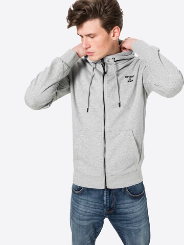 pilka Superdry Sportinis džemperis: priekis