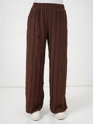 Bigdart Wide Leg Hose in Braun