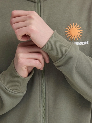 BLEND - Sudadera con cremallera ' BHKonsta ' en verde