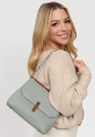 Emma & Kelly Shoulder Bag 'KOA' in Grey: front