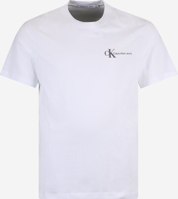 Maglietta di Calvin Klein Jeans Plus in bianco: frontale